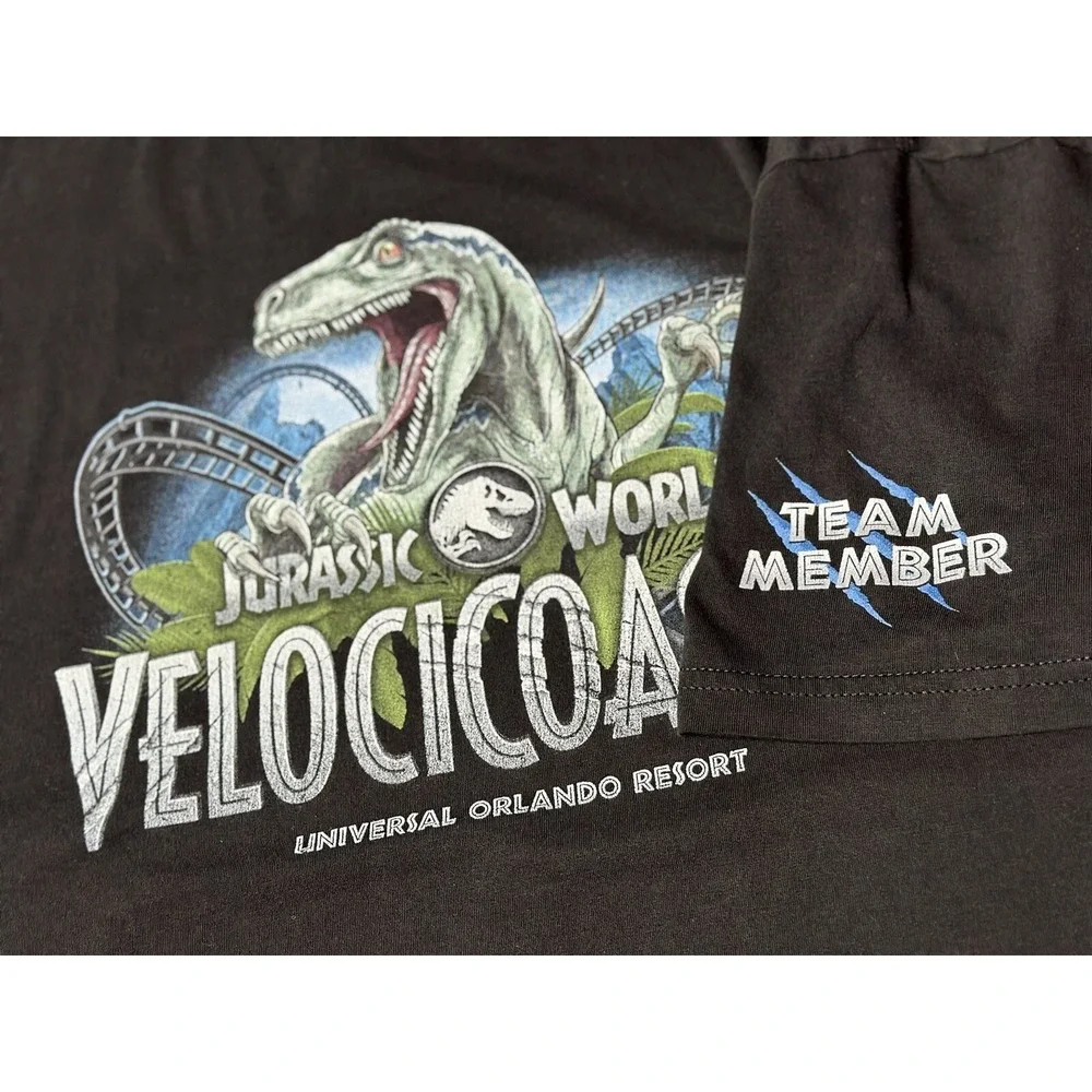 Universal Studios Orlando Resort Jurassic World Velocicoaster Shirt Size 3XL - Picture 4 of 7